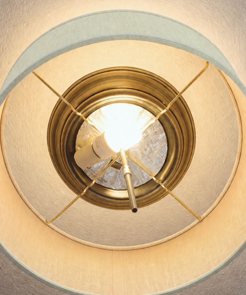 Flush Mount Conversion Kit | Textured Oatmeal | Hardback Drum | 14 Inch Size