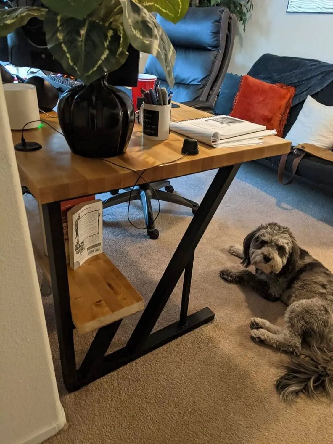 Black Iron Table Legs 28 Inches Industrial Strength from PriceLows™