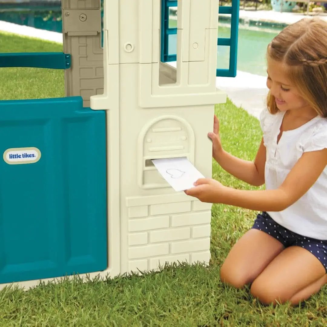 Blue Cape Cottage Playhouse Large Outdoor Kids Playhouse from PriceLows™