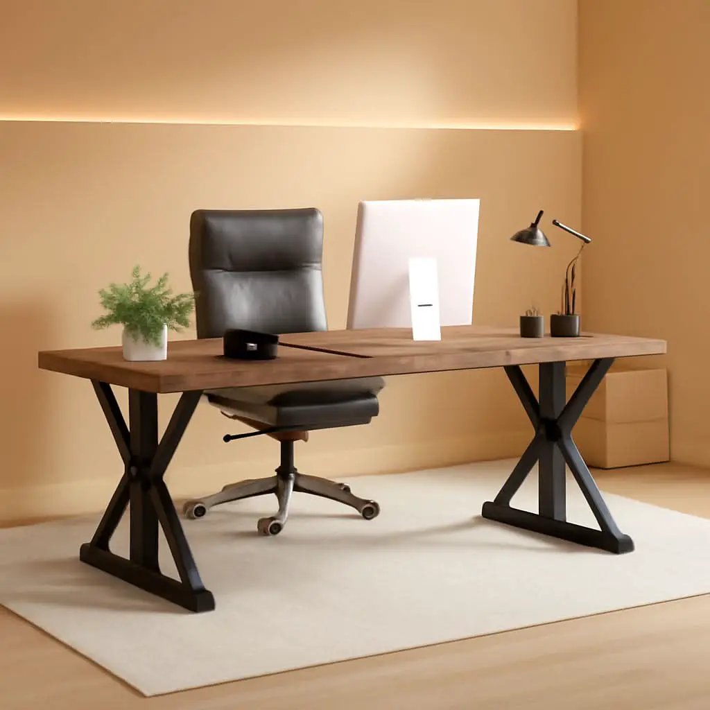 70.8 Inch Executive Desk Large Modern Home Office Desk from PriceLows™