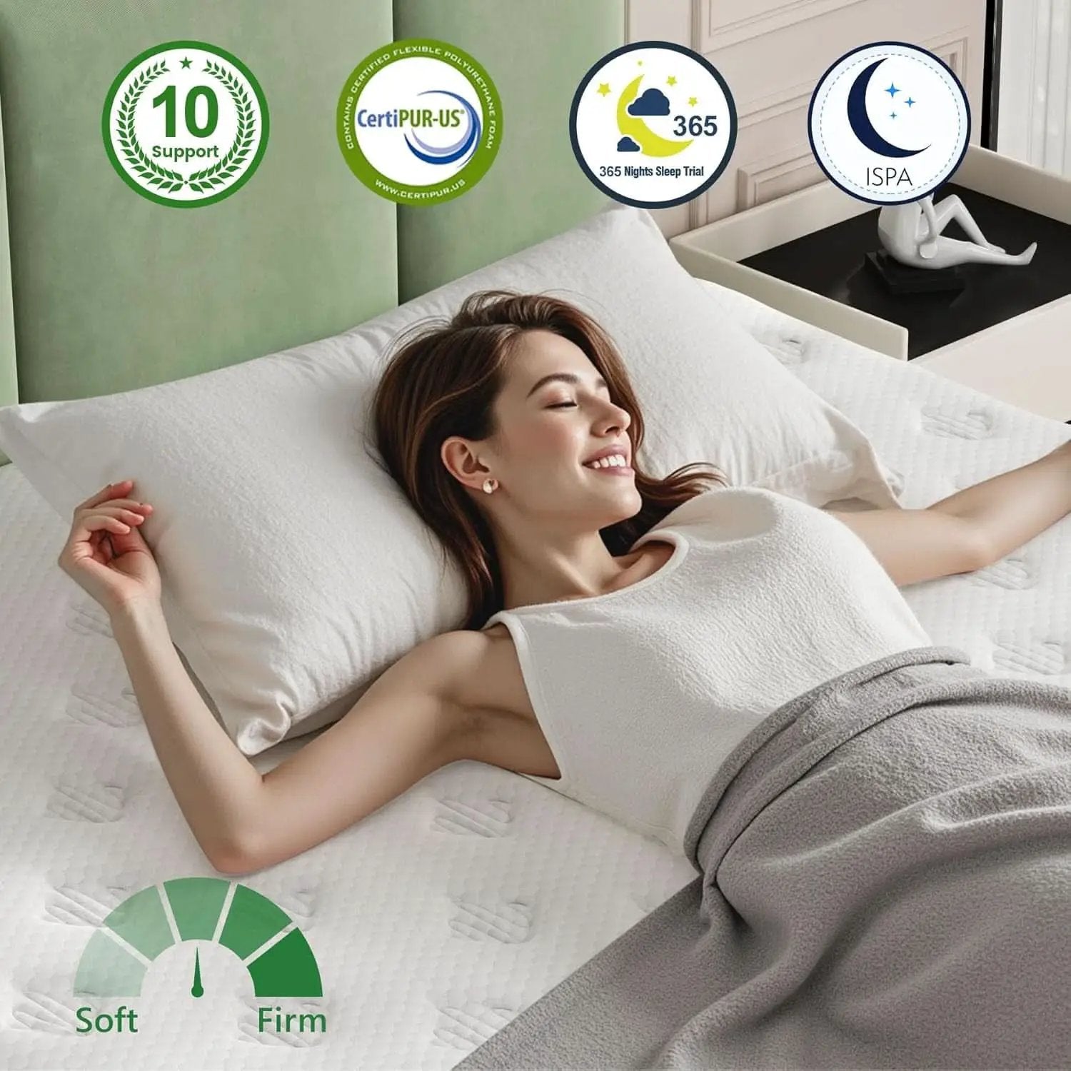 Twin Hybrid Mattress 12 Inch GelMemory Foam Comfort from PriceLows™
