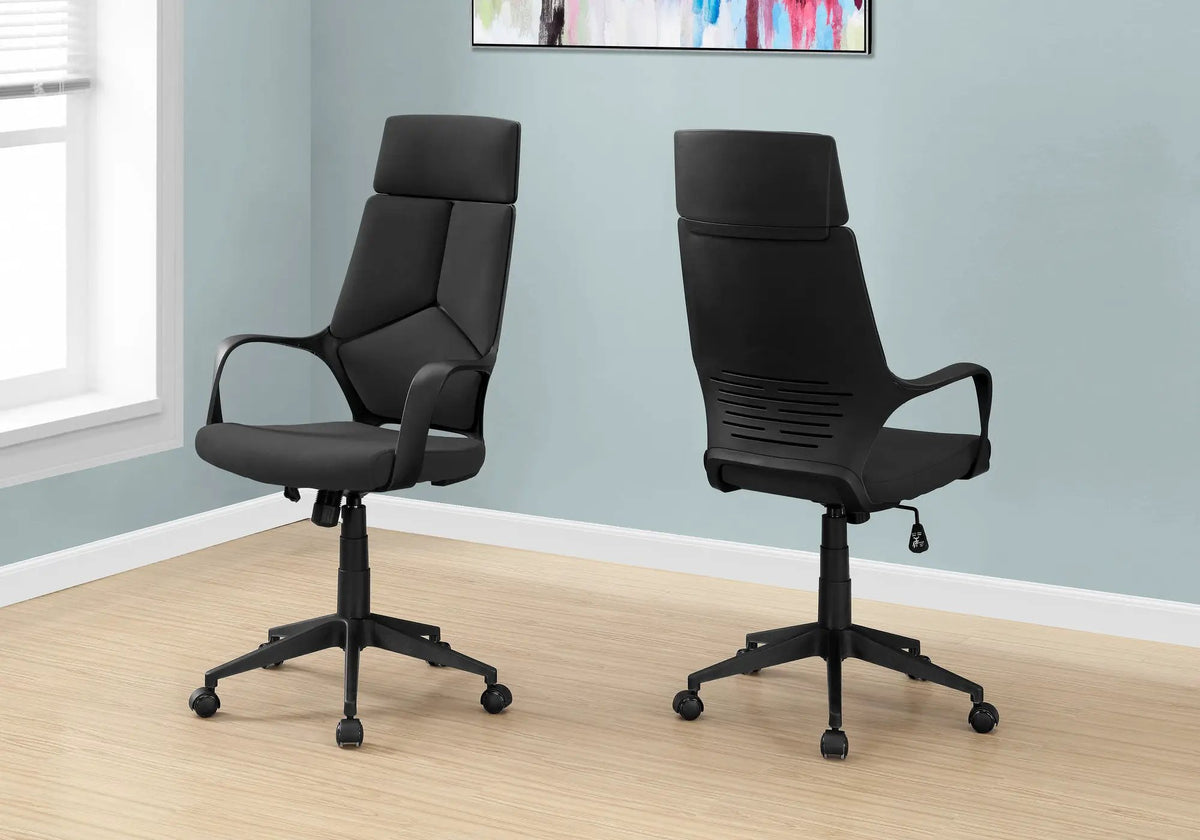 High-Back Executive Swivel Chair | Integrated Support | Armrests | 45.75 Inch Height