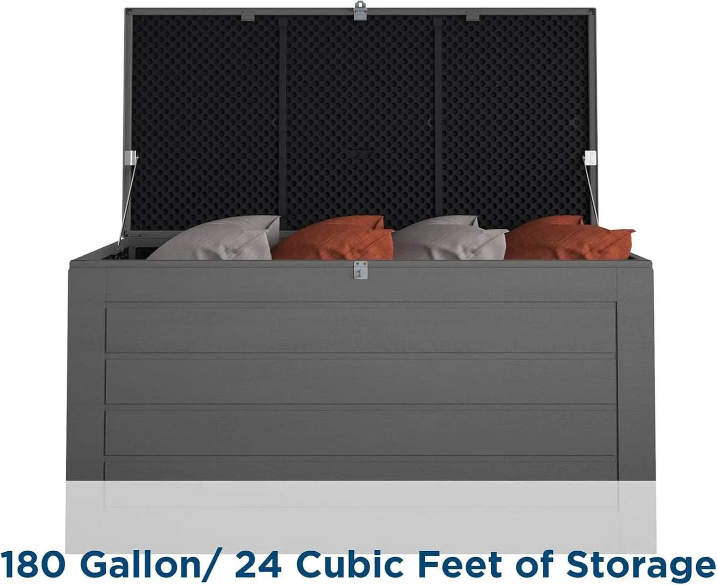 Extra Large Outdoor Patio Storage Deck Box 180 Gallons from PriceLows™