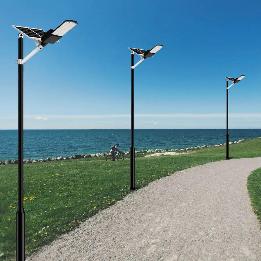 Solar Street Light | 30000 Lumens | 40000mAh Battery | Pole Included