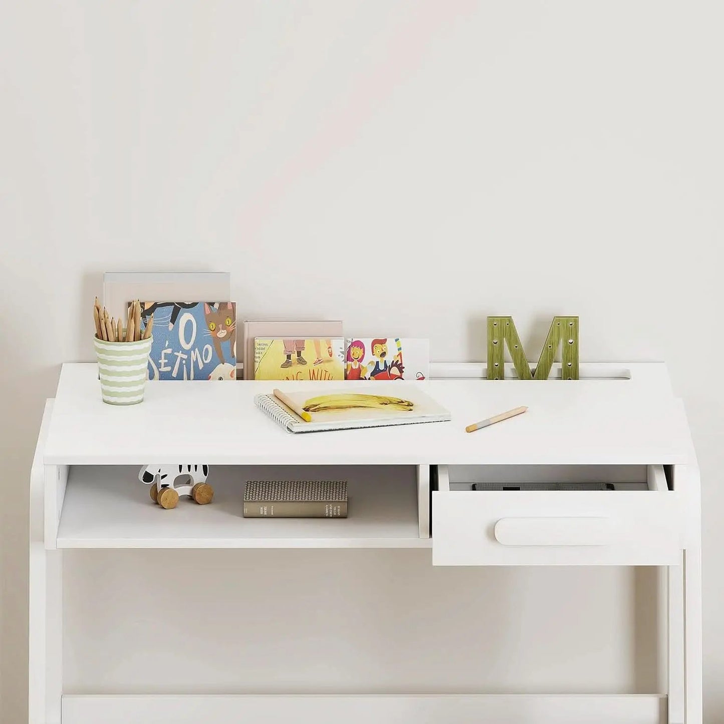 Kids Desk and Chair Set With Storage Drawers for Study from PriceLows™