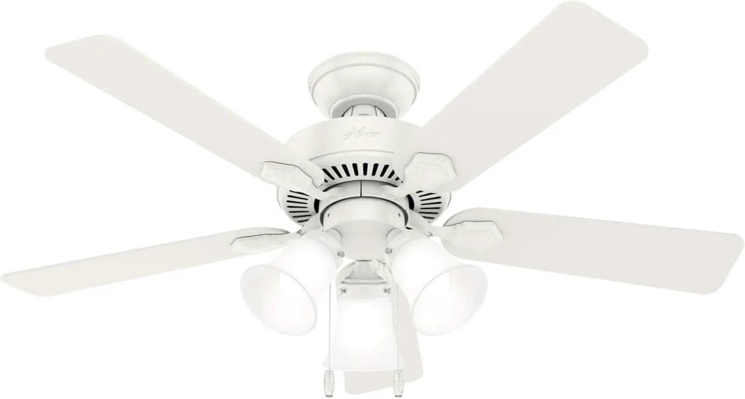 44 Inch Indoor Ceiling Fan With LED Lights Quiet Motor from PriceLows™