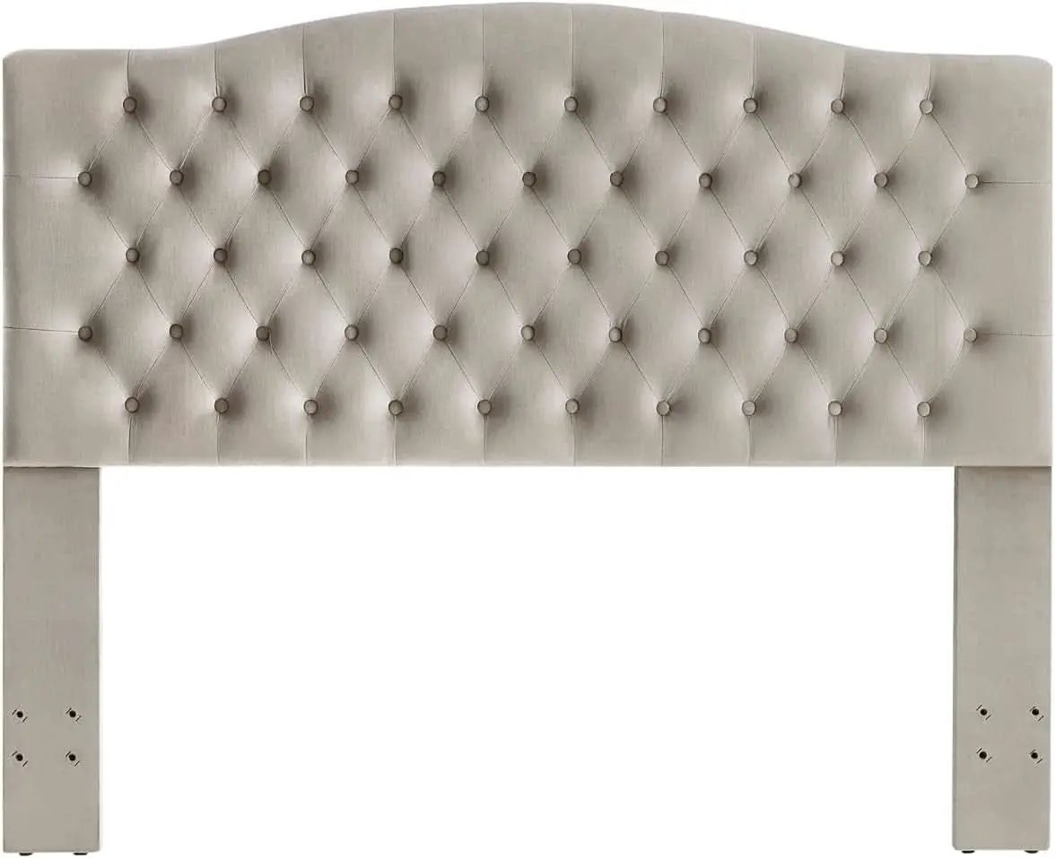 Elegant Velvet Tufted Queen Headboard for Ultimate Comfort from PriceLows™