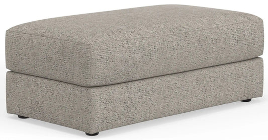 Zeke Ottoman | 46 x 26 x 18 in | Chenille & Fabric | Cloud