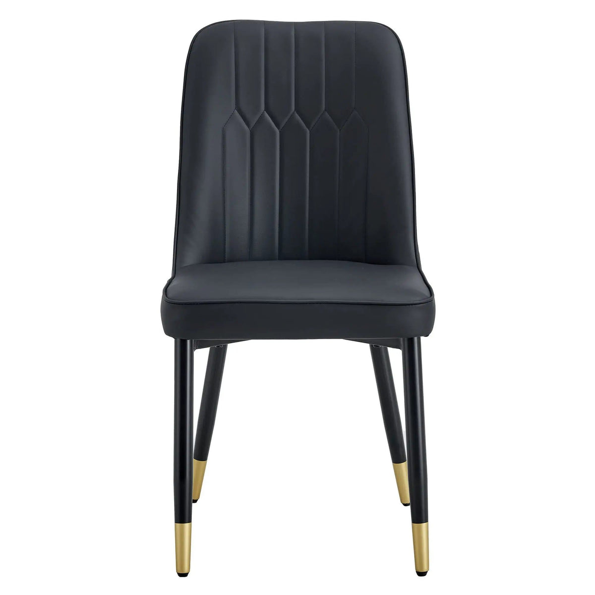 Modern Chair With Metal Legs Chair Set | 2 Pieces | Metal | Dining Room