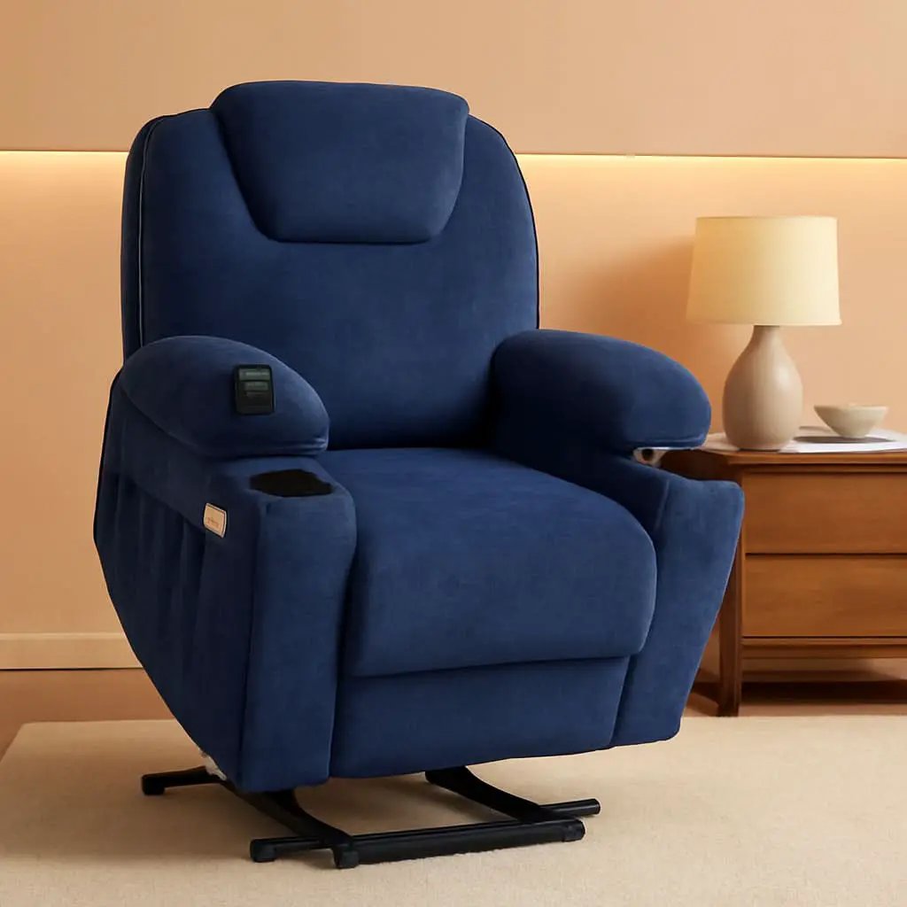 Petite Power Lift Recliner With Massage And Heat USB Ports from PriceLows™