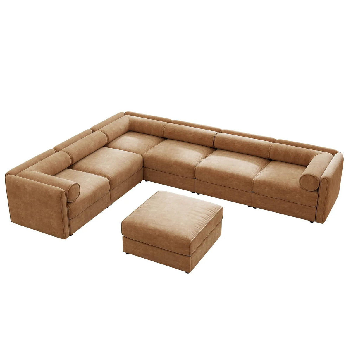 Contemporary Elegant Sofa With Storage And Ottoman 2 Piece Living Room Set | 2 Piece Living Room Set | Living Room Furniture | Living Room