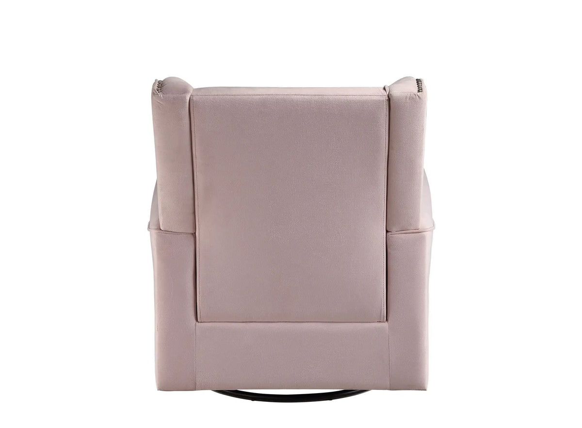 Tamaki Swivel Glider Chair | Pink | Modern Style | Three Color Options