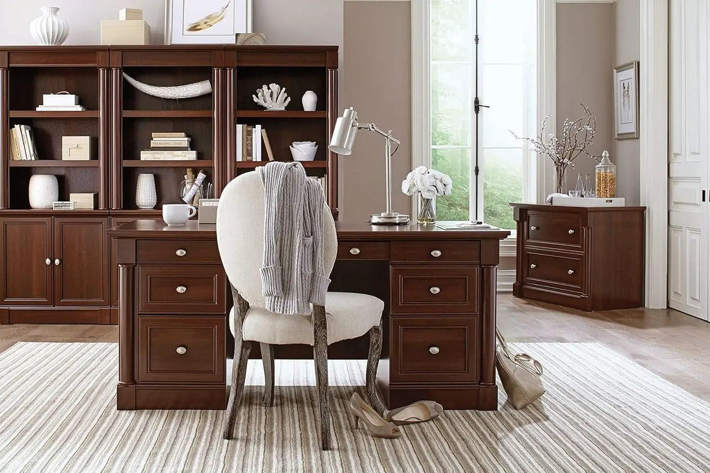 Palladia Lateral File Cabinet 36.81in L Select Cherry from PriceLows™