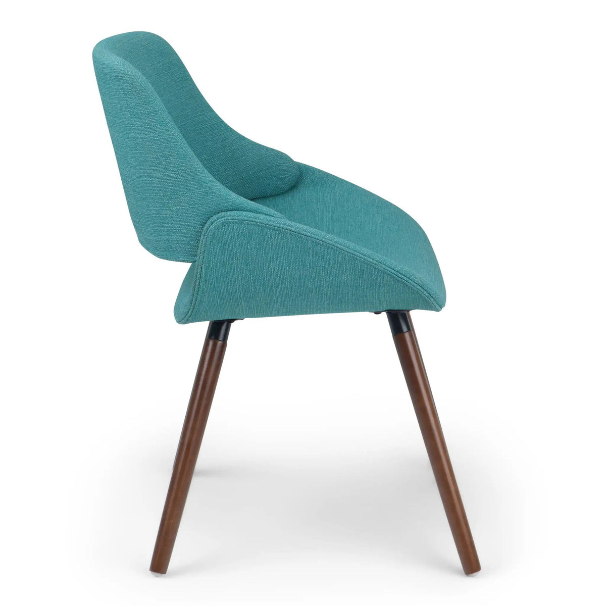 Malden Upholstered Bentwood Dining Chair | Mid Century Modern | Solid And Engineered Wood | High Density Foam