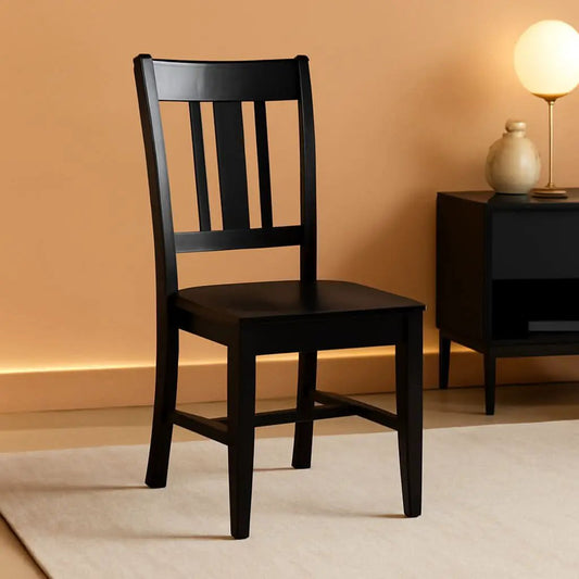 San Remo Splatback Dining Chairs Set Of Two, Black from PriceLows™