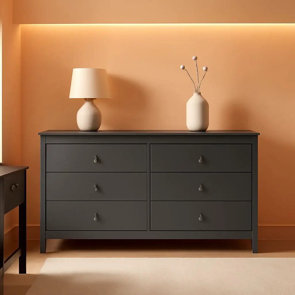 Alpine Gray 6 Drawer Dresser GREENGUARD Gold Certified from PriceLows™