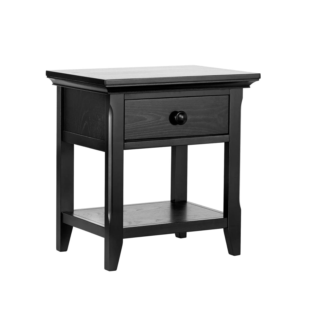 Overland Nightstand | Solid Wood Construction | Sleek Modern Look | 26 x 18 x 24 Inch