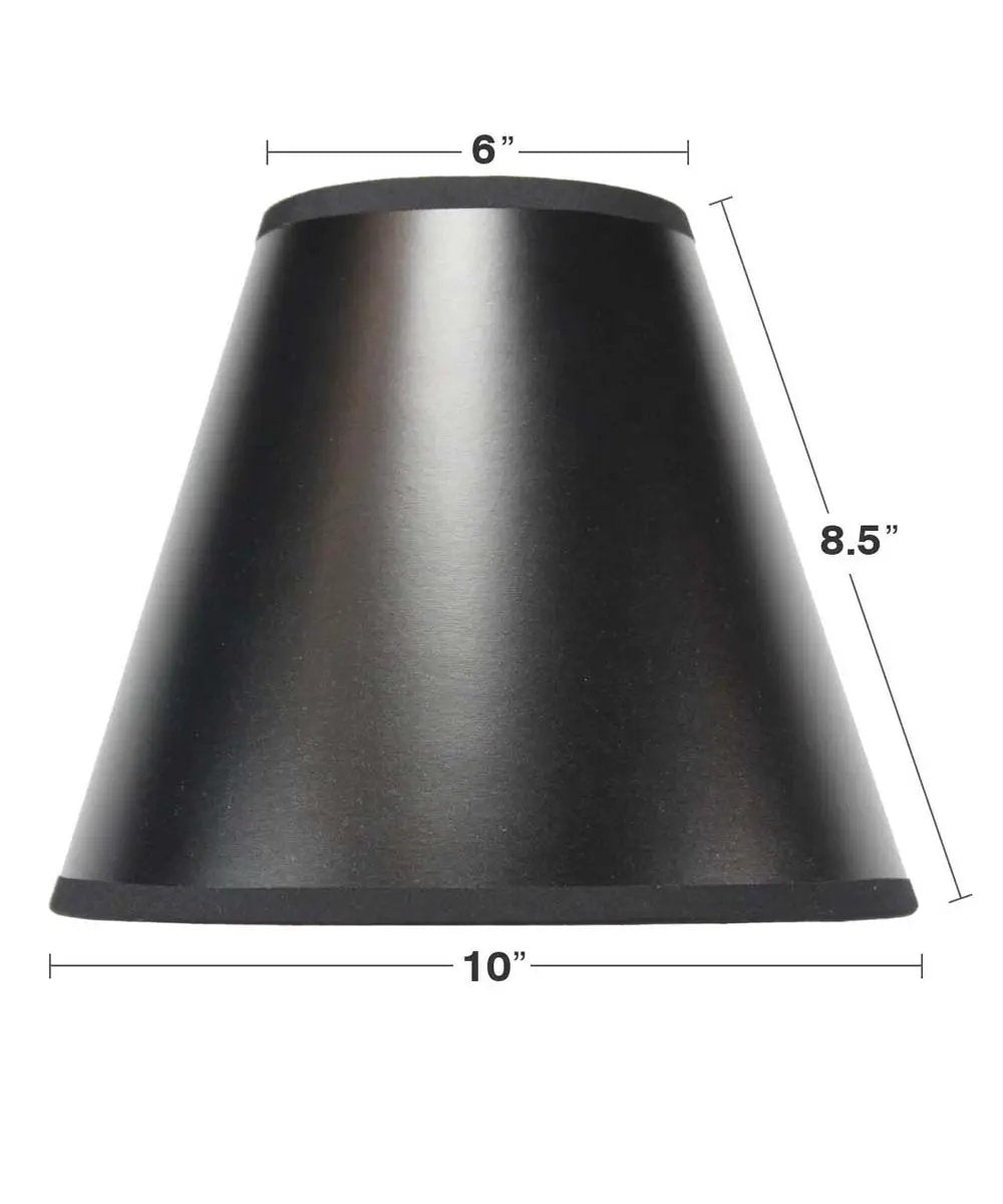Empire Lampshade | Hardback Parchment | Clip On Fitter | 5x10x8.5