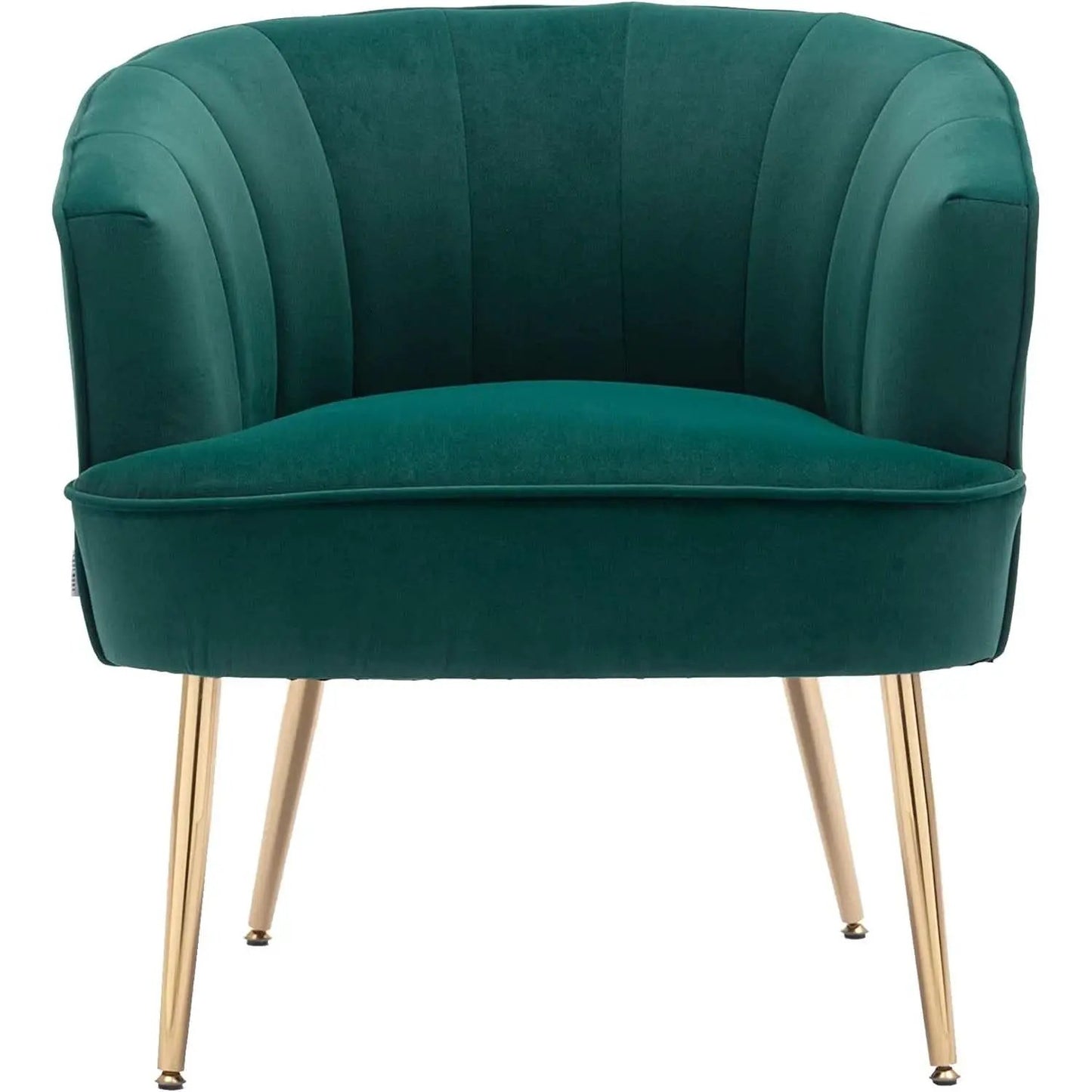 Green Velvet Accent Chair With Gold Legs For Living Room Furniture from PriceLows™
