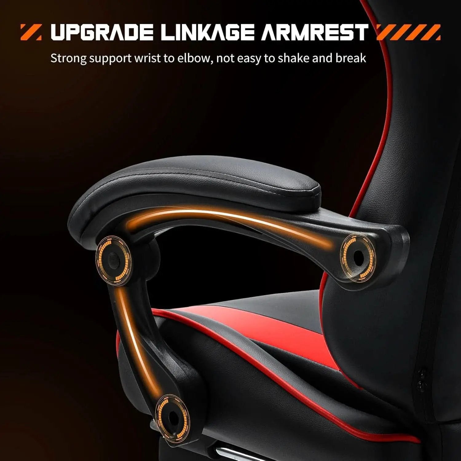 Ergonomic Gaming Desk Chair With Footrest And Headrest from PriceLows™