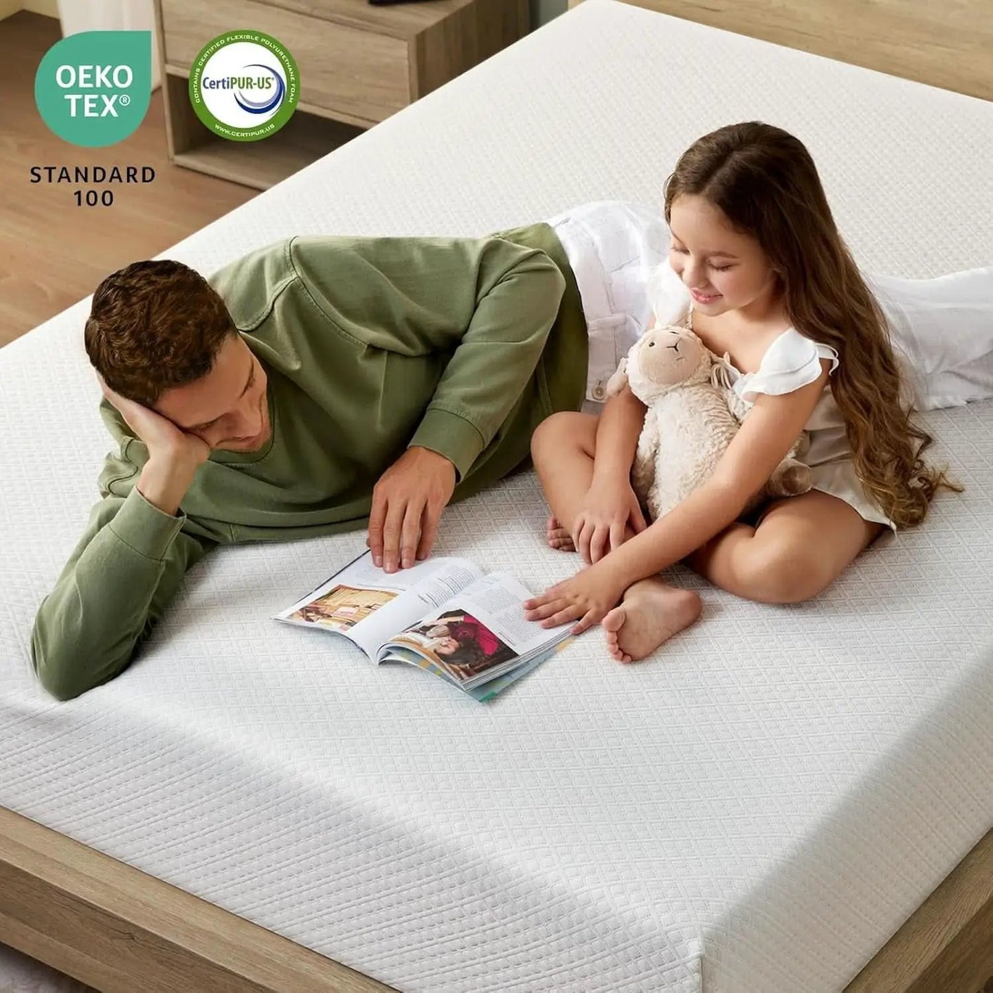 Twin TenInch Gel Memory Foam Mattress Certi PUR Certified from PriceLows™