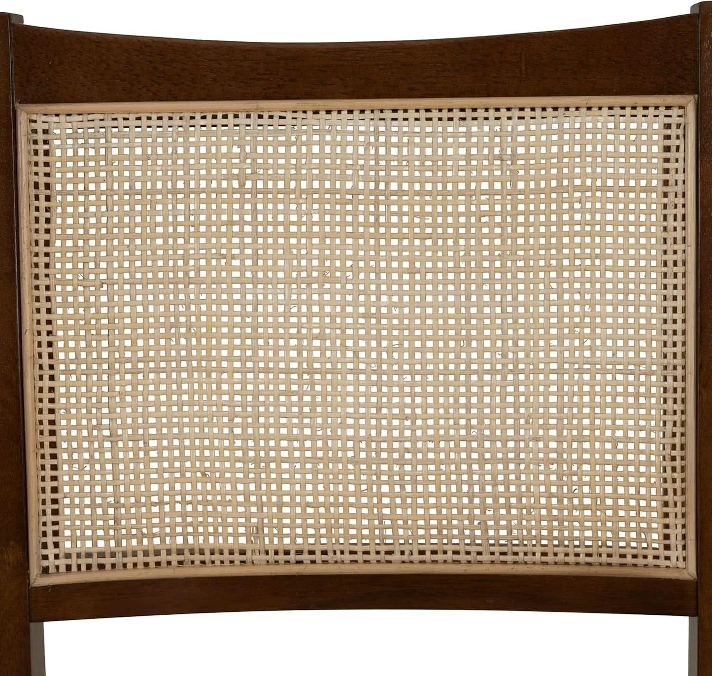 Kasi Brown Natural Rattan Cane Foldable Dining Side Chair from PriceLows™
