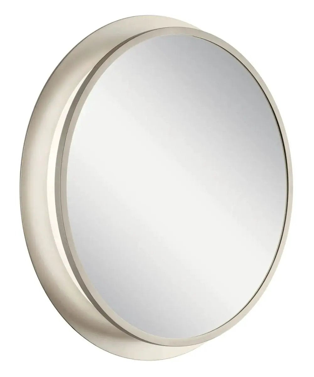 Bathroom Vanity Mirror | Backlit Led Light | Satin Nickel | 30 Inch