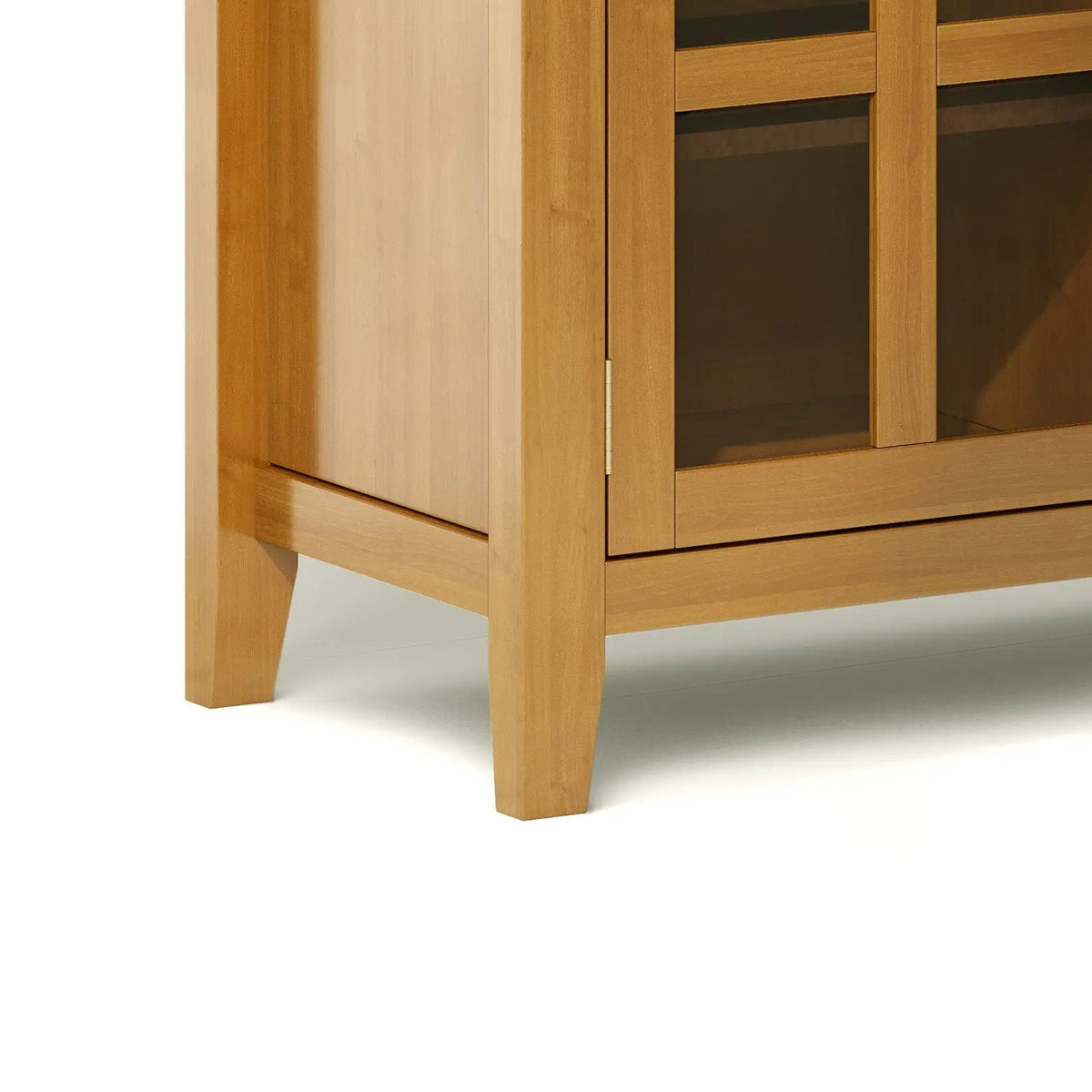 Artisan Sideboard Buffet | Handcrafted Solid Wood | 6 Center Drawers | Metal Glides