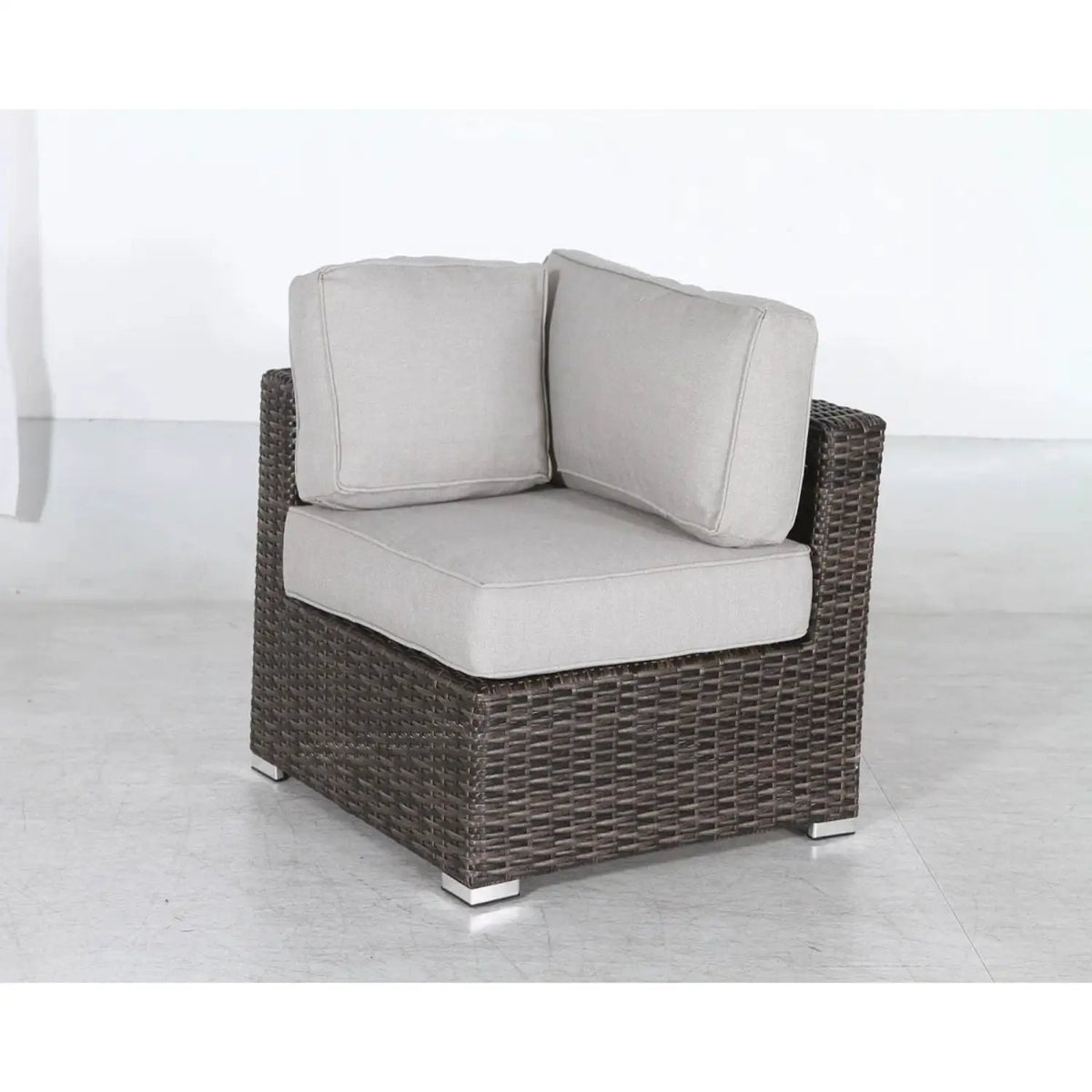 Outdoor Sectional Set | Handcrafted Wicker | Ultra-Soft Cushions | Entertainment Seating