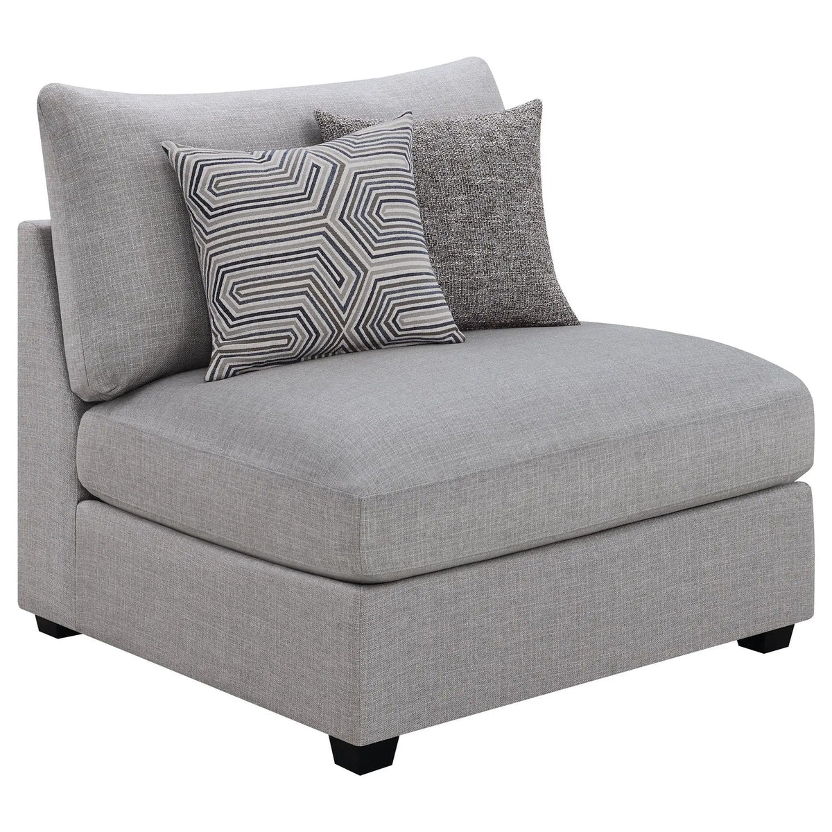 Cambria 5-piece Upholstered Modular Sectional Sofa | 5-Piece Set | Fabric | Grey