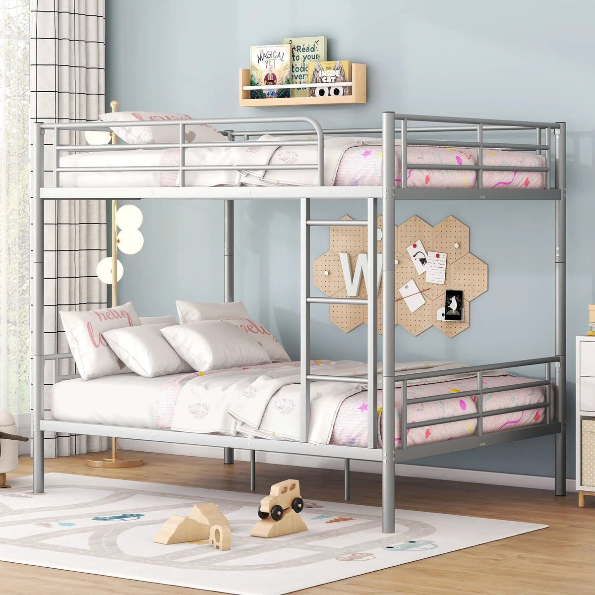 Steel Construction Bunk Bed | 4 Pieces | Steel | Bedroom