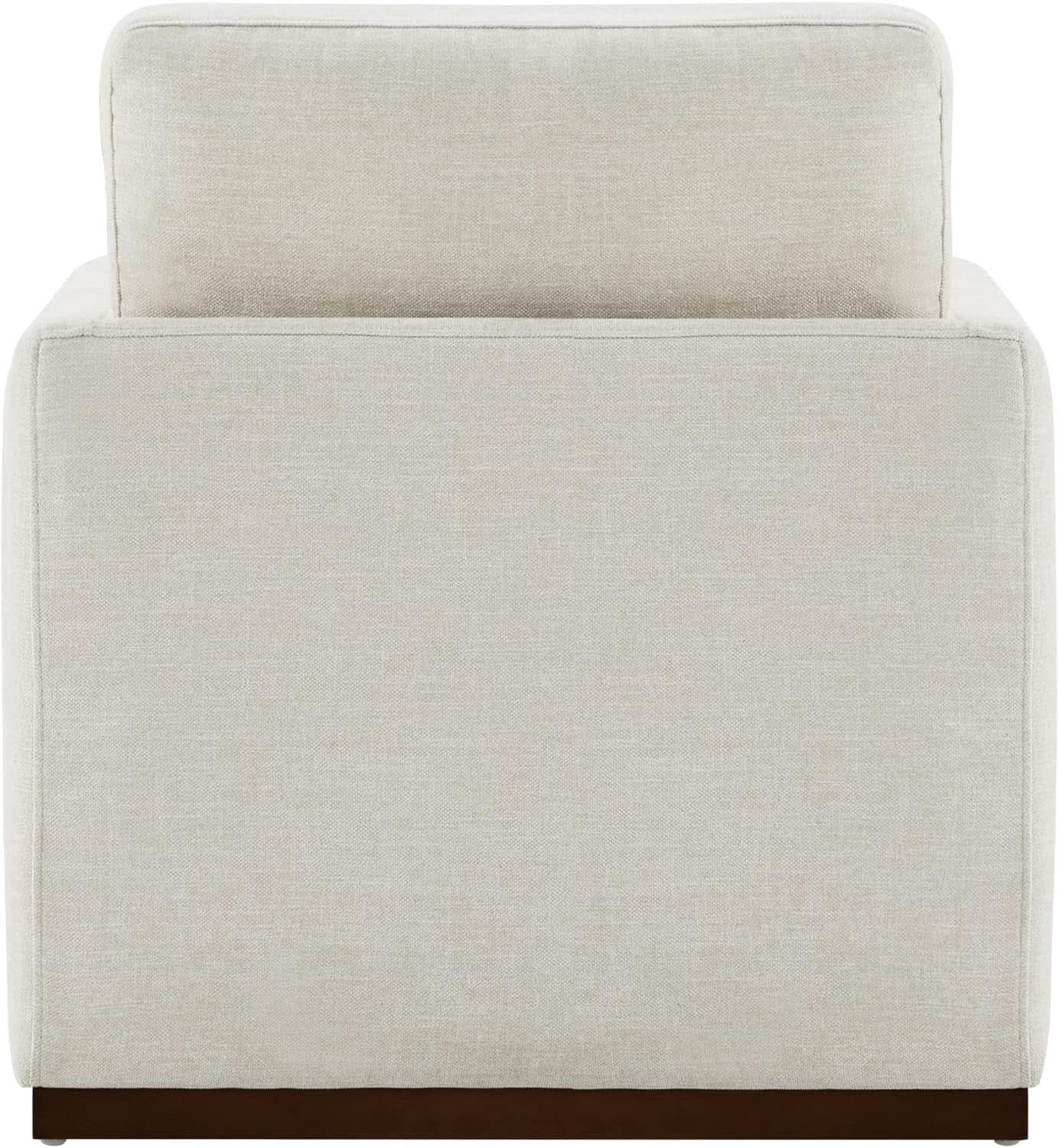 Swivel Linen Accent Armchair Mid Century Modern 360 Swivel from PriceLows™