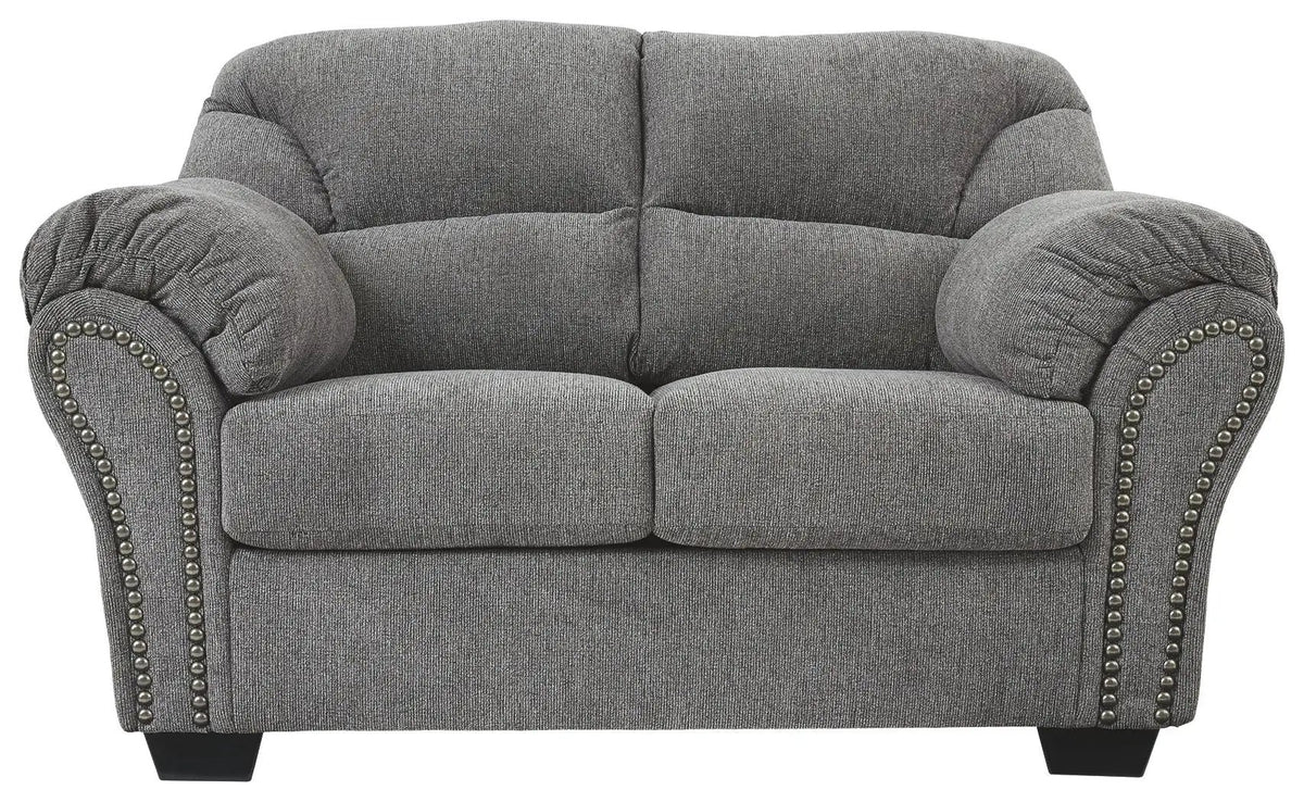 Allmaxx Loveseat | Pewter | 29 Inch Arm Height | 61 Inch Length