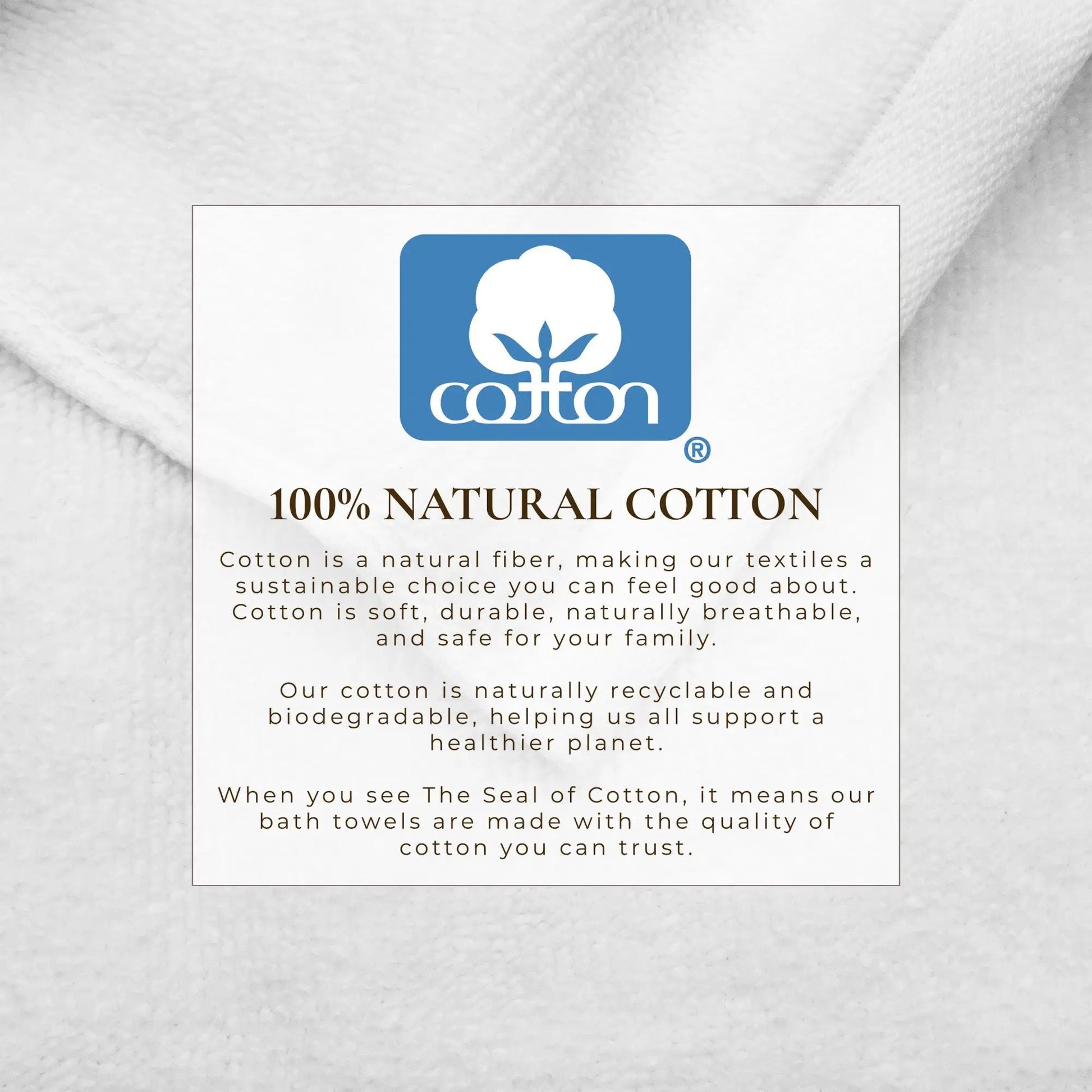 Cotton Border-Stitched 6-Piece Towel Set - Valery Collection from PriceLows™