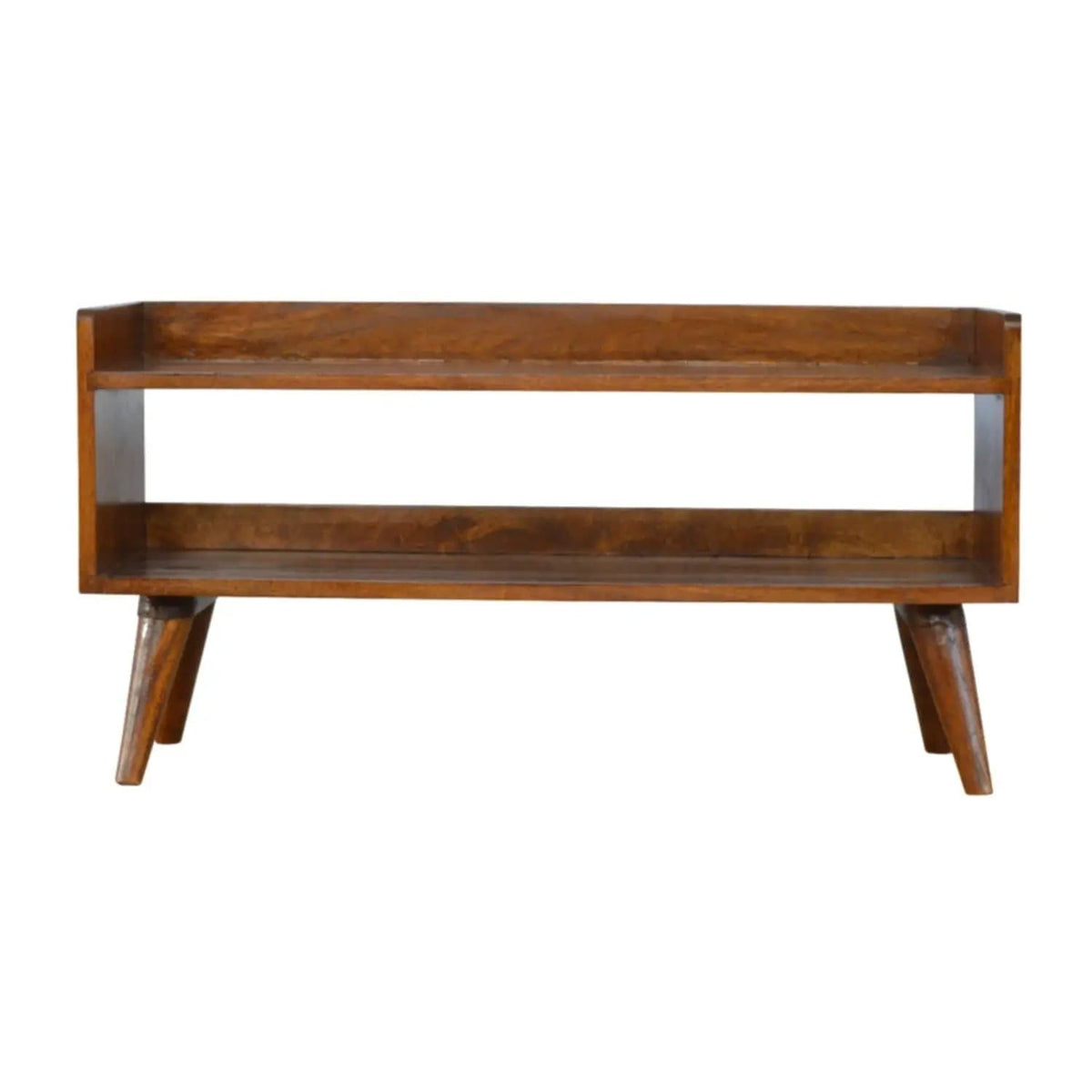 Nordic Storage Bench | 35.43 x 13.39 x 17.72 in | Mango Wood | Home