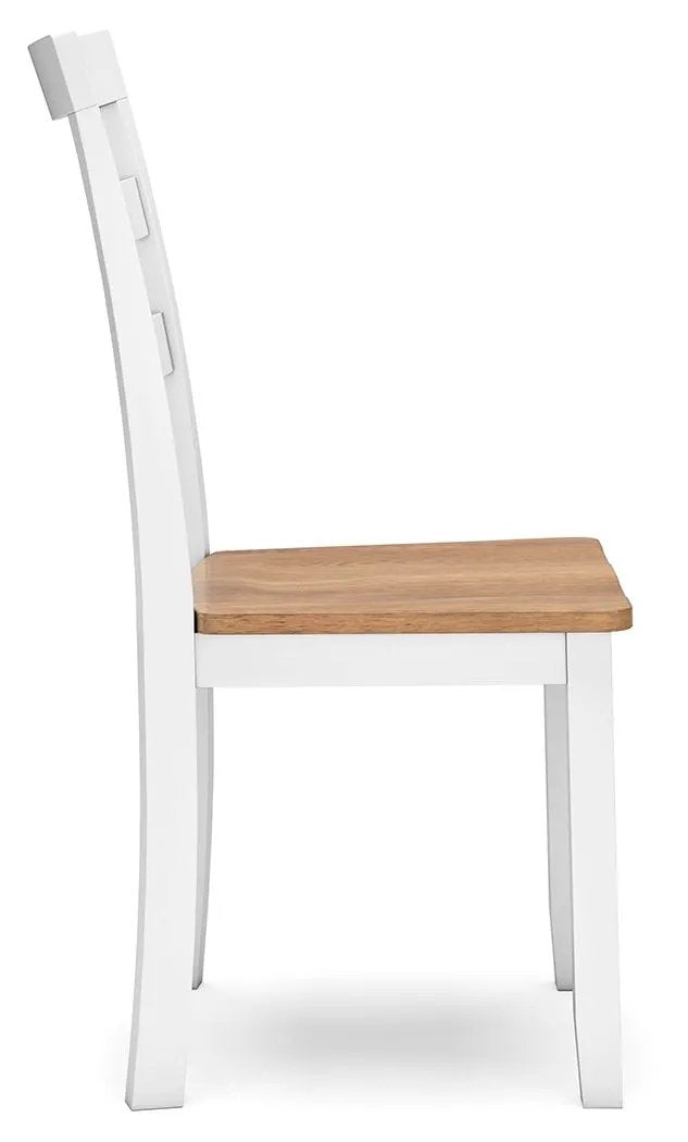 Gesthaven Dining Room Side Chairs | Set Of 2 | Casual Relaxed Style | Natural Wood Tone
