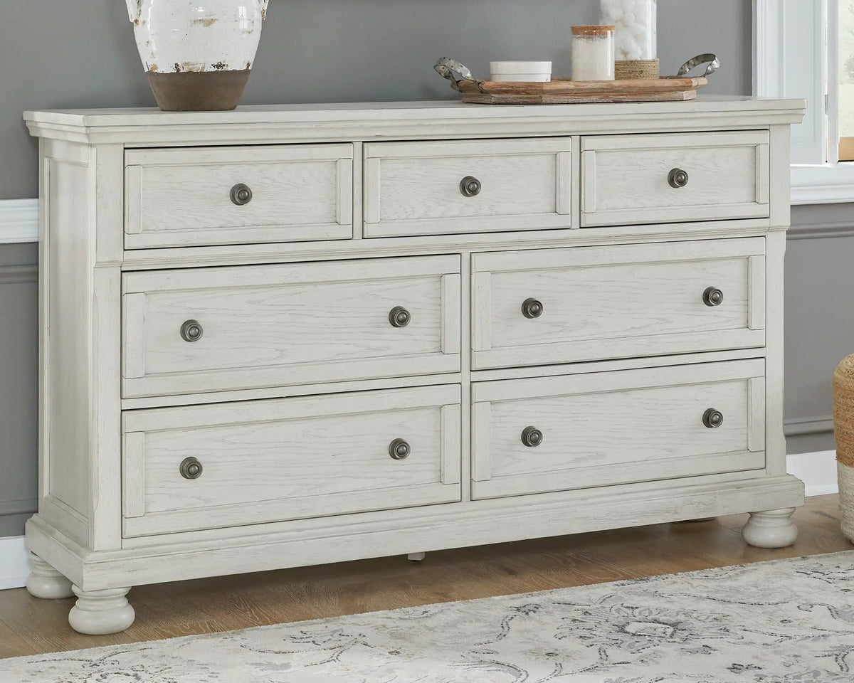 Robbinsdale Sleigh Bed Set | 4-Piece | Elegant Timeless Design | Bedroom Furniture Group