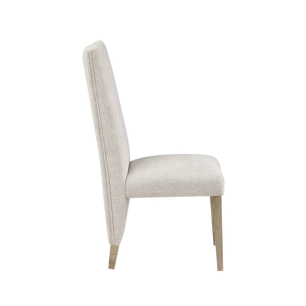Contemporary Dining Chairs | Rubber Wood | Extended Backrest | Set of 2