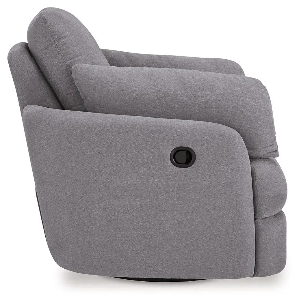 Modmax Swivel Glider Recliner | Cool Contemporary Look | Low-Maintenance Lounging | 41.38 Inch Length