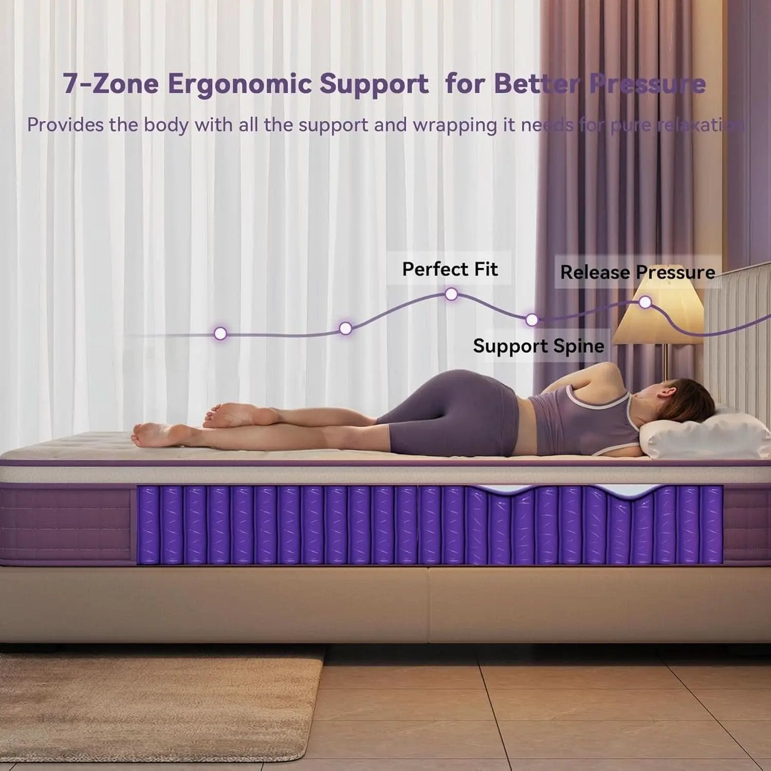 Queen Hybrid Gel Memory Foam Mattress In Box CertipurUS from PriceLows™
