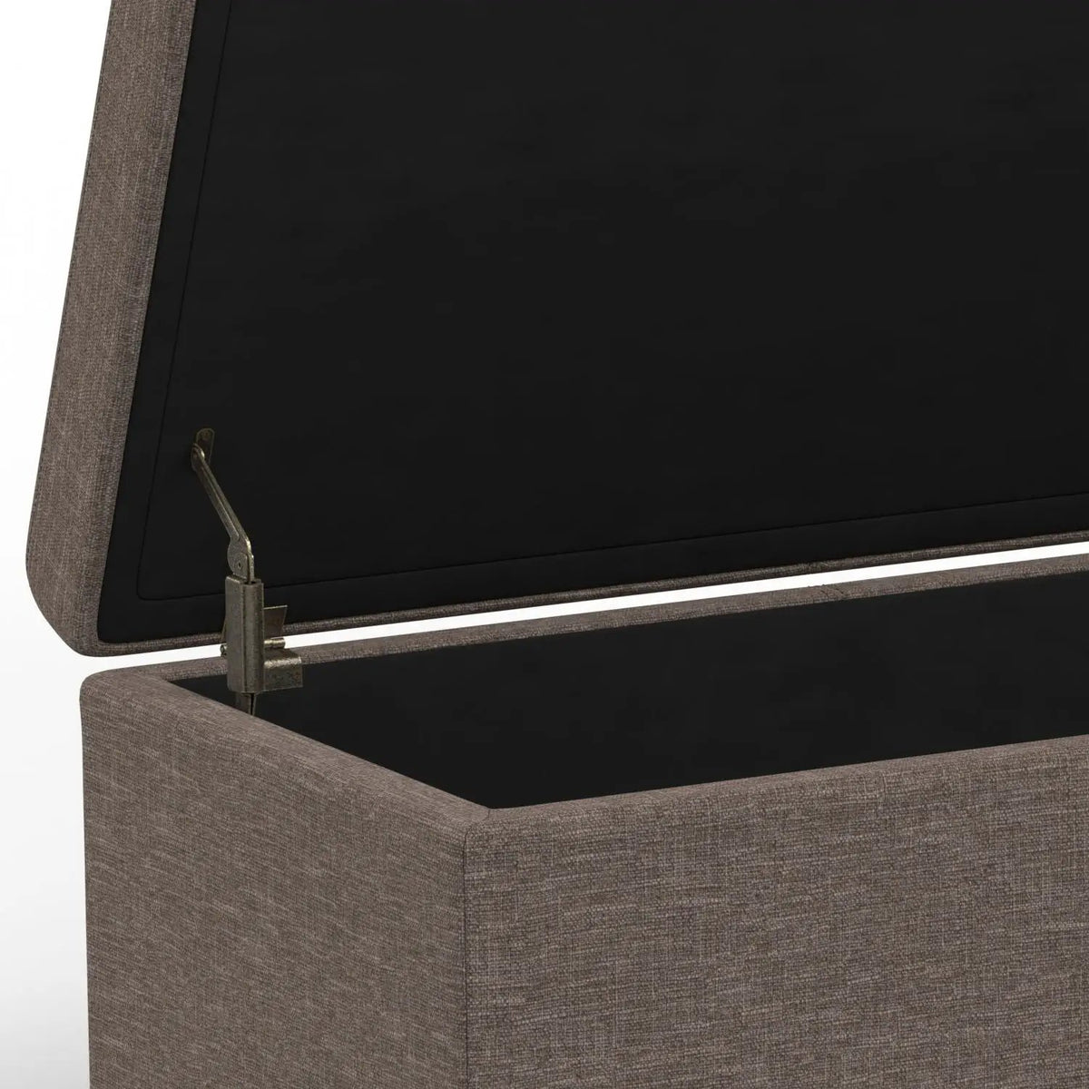 Storage Ottoman Bench | Solid Wood Frame | High Density Foam