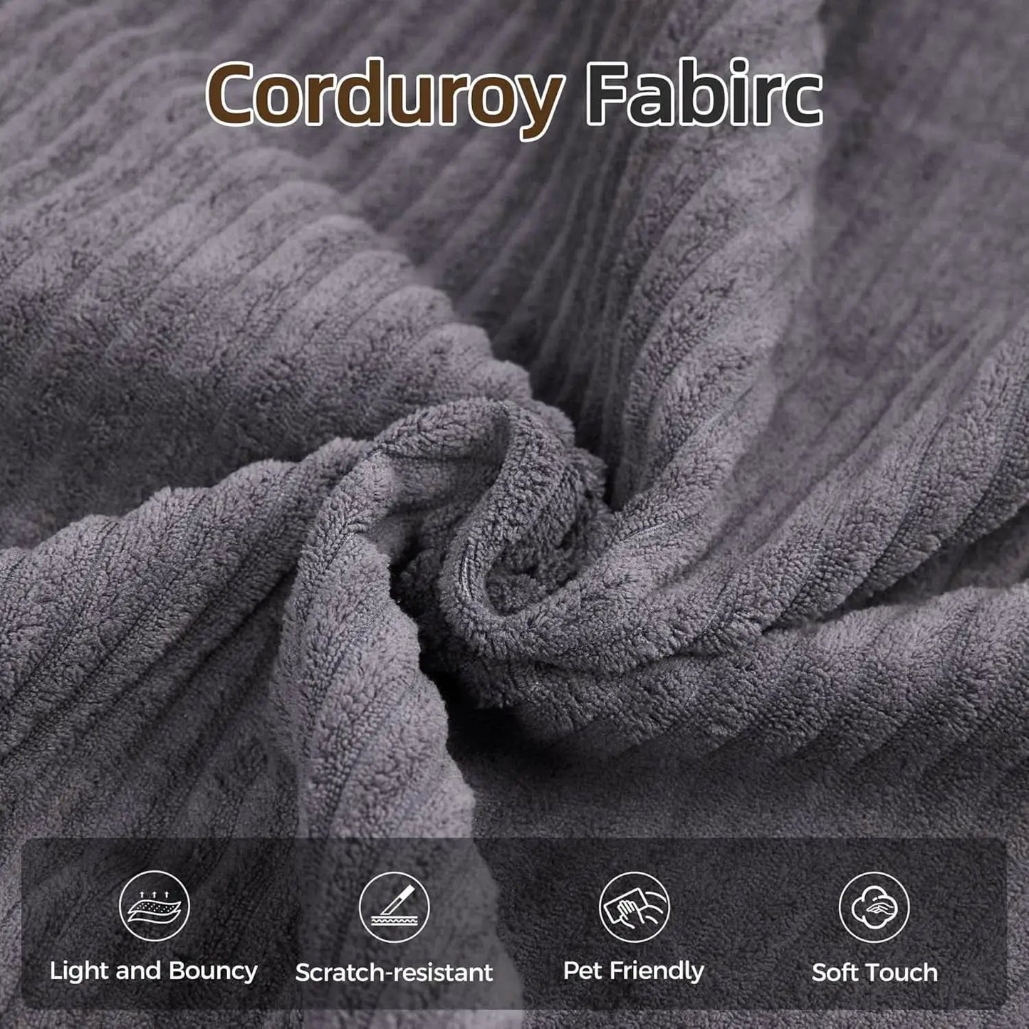 Corduroy Four In One Transformational Sleeper Sofabed from PriceLows™