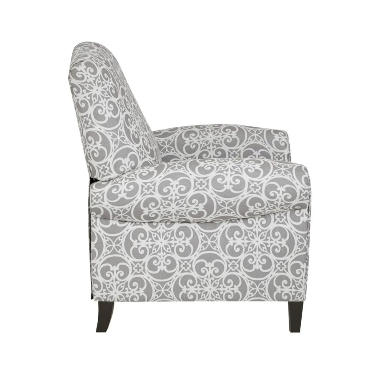 Kirby Transitional Push Back Recliner Chair | 300 Lb Capacity | High-Density Foam | No Tools Assembly