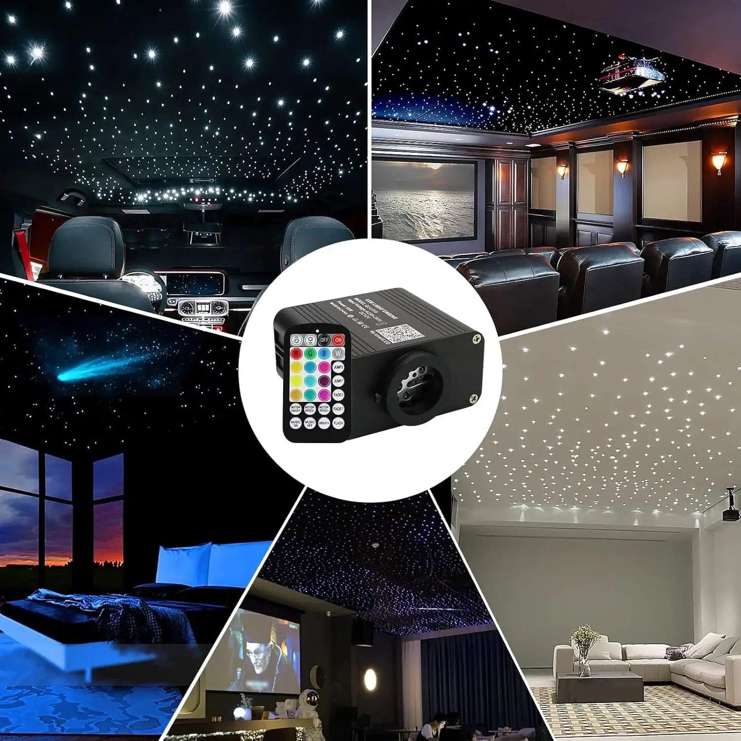 Starlight Fiber Optic Headliner Kit 600 Strands Sound from PriceLows™