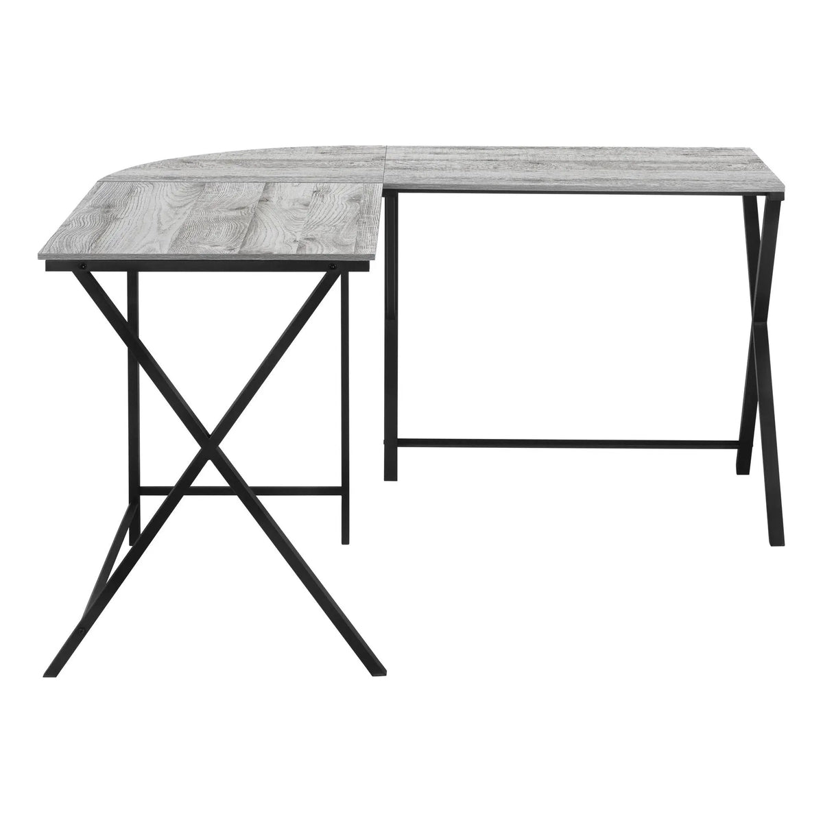 L-Shaped Corner Computer Desk | 55.25 Inch Square | Space-Saving Corner Design | Easy Assembly