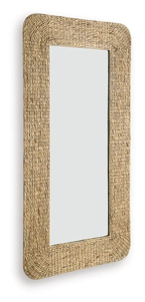 Norigan Floor Mirror | 36 x 1.38 x 71.75 in | Home Furniture | Natural