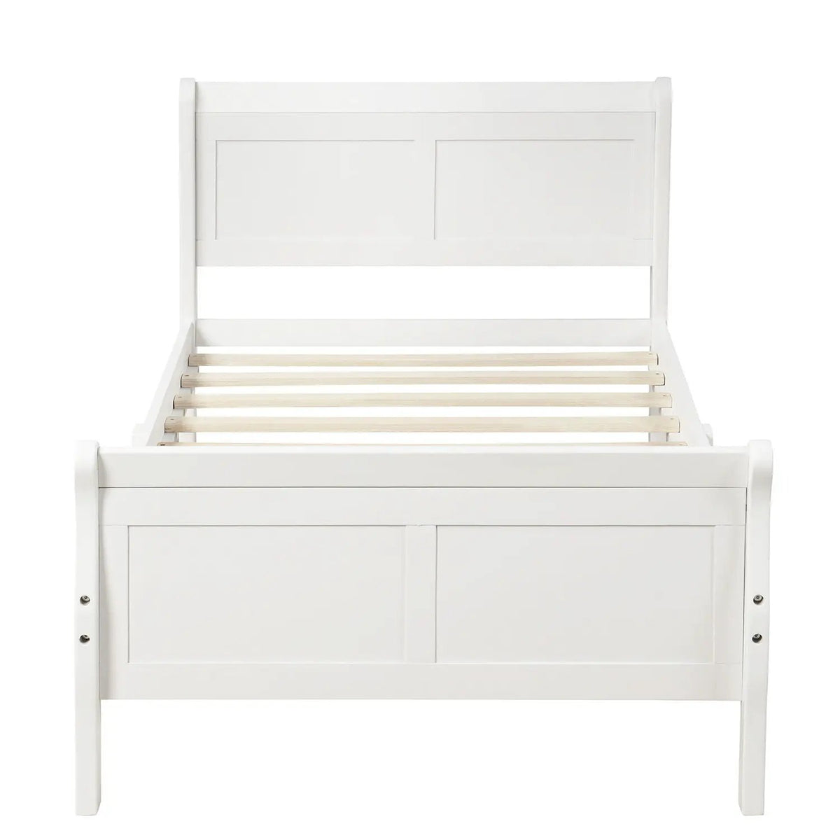 Wood Platform Bed Frame | Headboard Footboard | Wood Slat Support