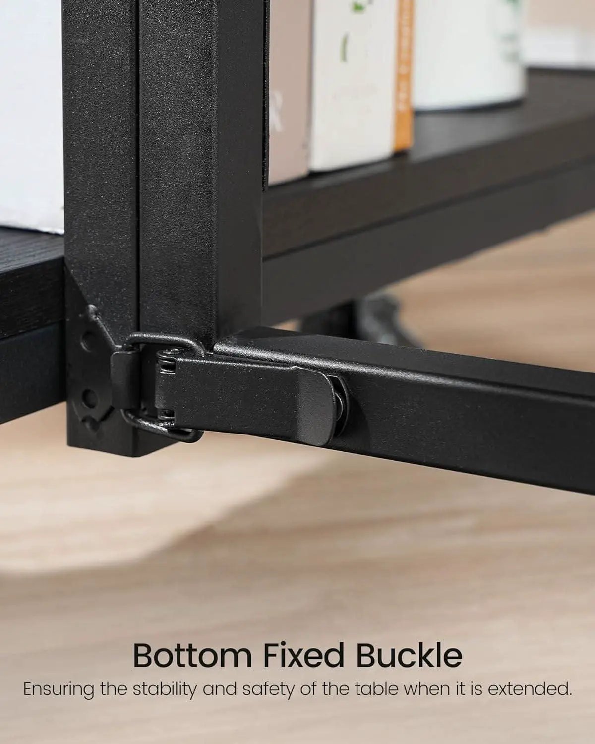 Rustic Brown Expandable Folding Dining Table With 6 Wheels from PriceLows™