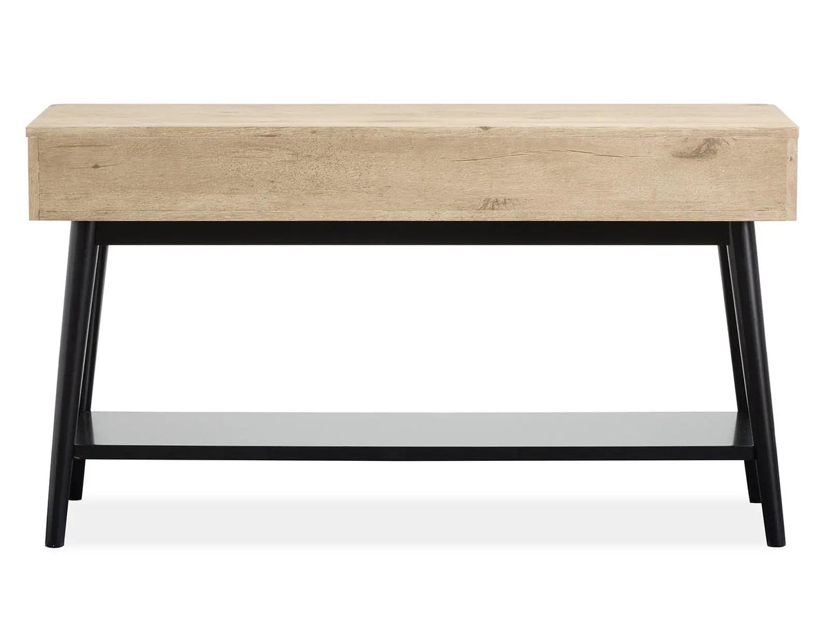 Fletcher Rectangular End Table | Driftwood Finish | Paper Veneer | Relaxed Modern Style