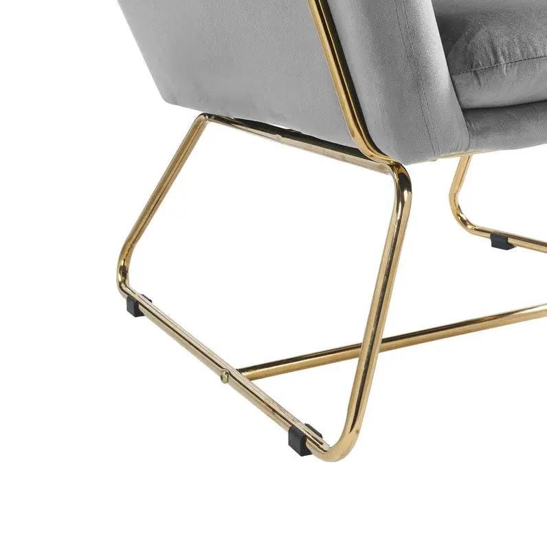 Keira Accent Chair With Metal Base | 3 Pieces | Metal | Living Room